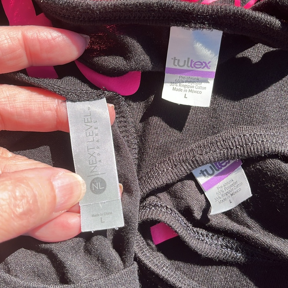Nextlevel womens 3 black tank assortment size L - Picture 2 of 5